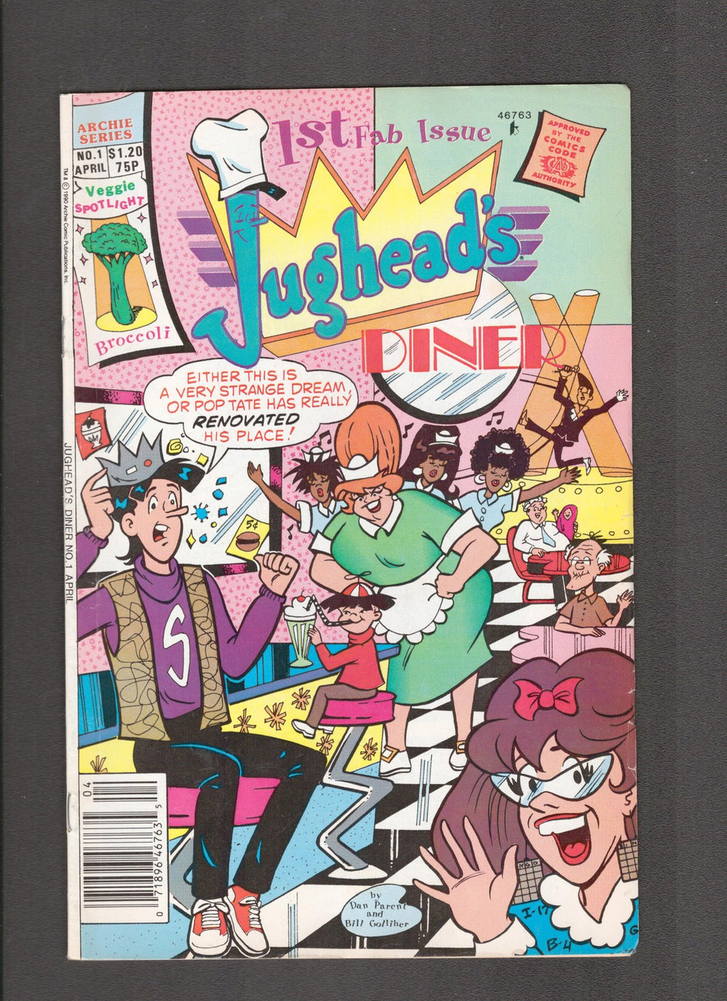 Jughead's Diner #1 (1990) Dan Parent Archie Comics