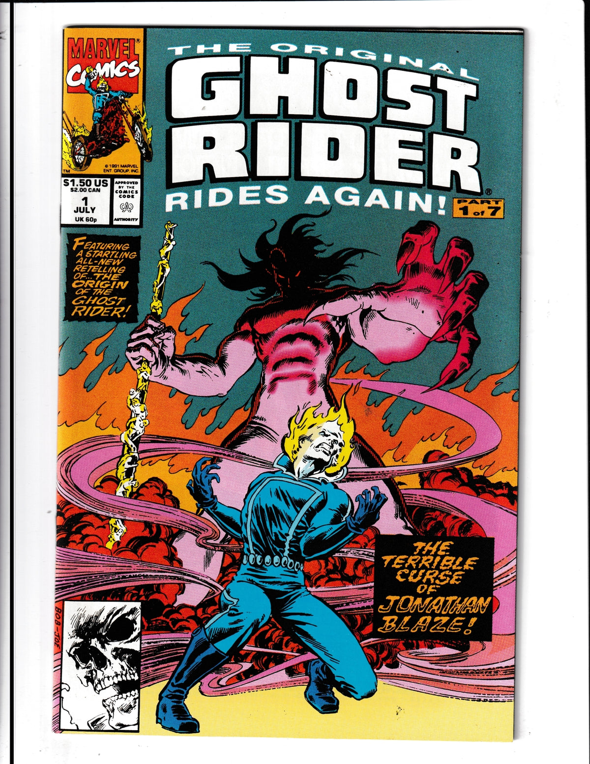 Original Ghost Rider Rides Again #1 (1991) Marvel Comics SKU:805