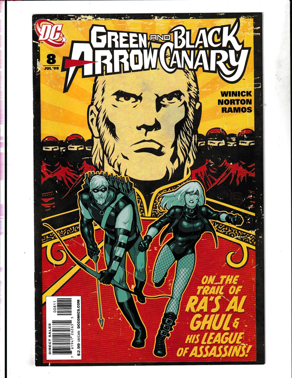 Green Arrow and Black Canary #8 (2008) DC Comics SKU:1728