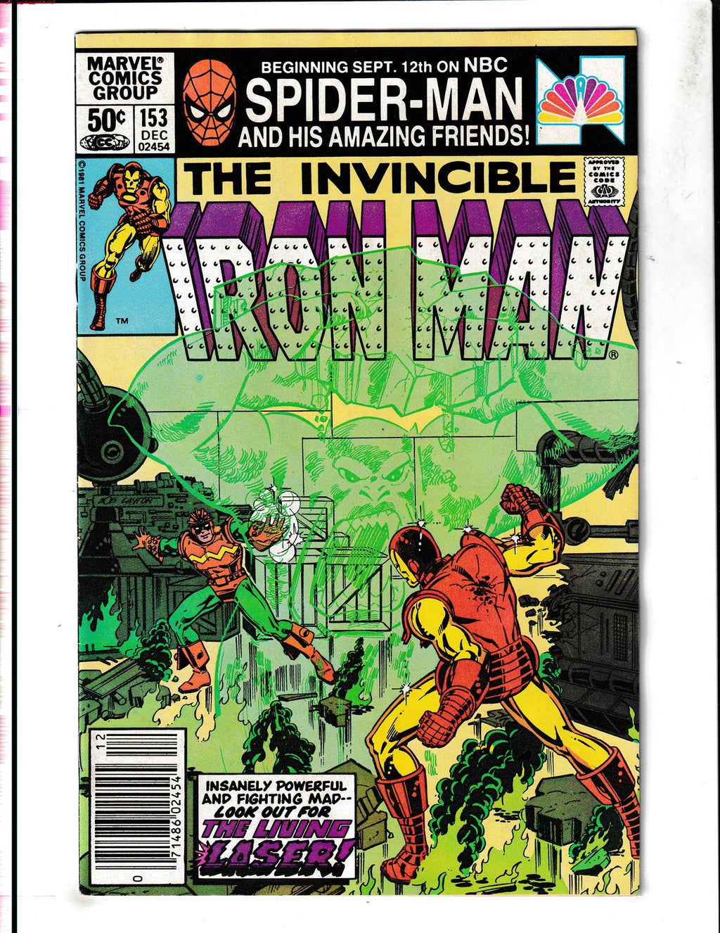 Iron Man #153 (1981) John Romita Jr. Marvel Comics