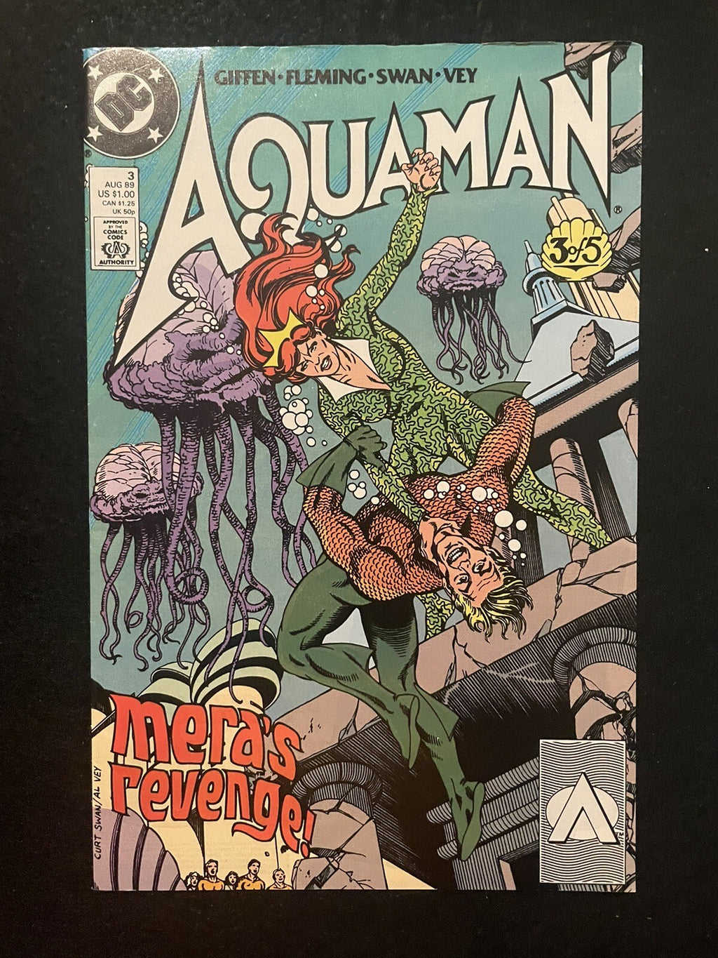 Aquaman #1-5 COMPLETE MINI SERIES (1989) DC Comics