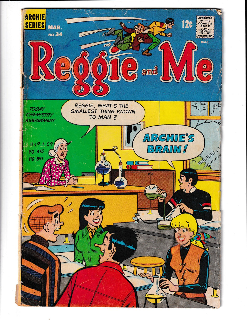 Reggie and Me #34 (1969) Archie Comics