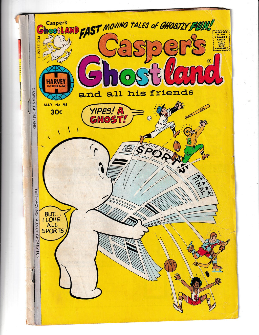 Casper's Ghostland #95 (1977) Harvey Comics