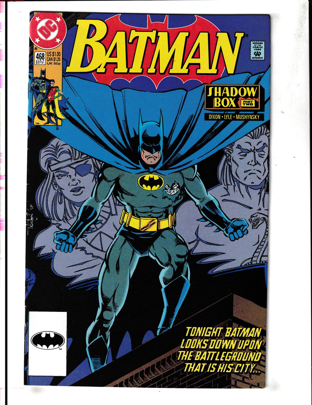 Batman #468 (1991) Tom Lyle Cover DC Comics
