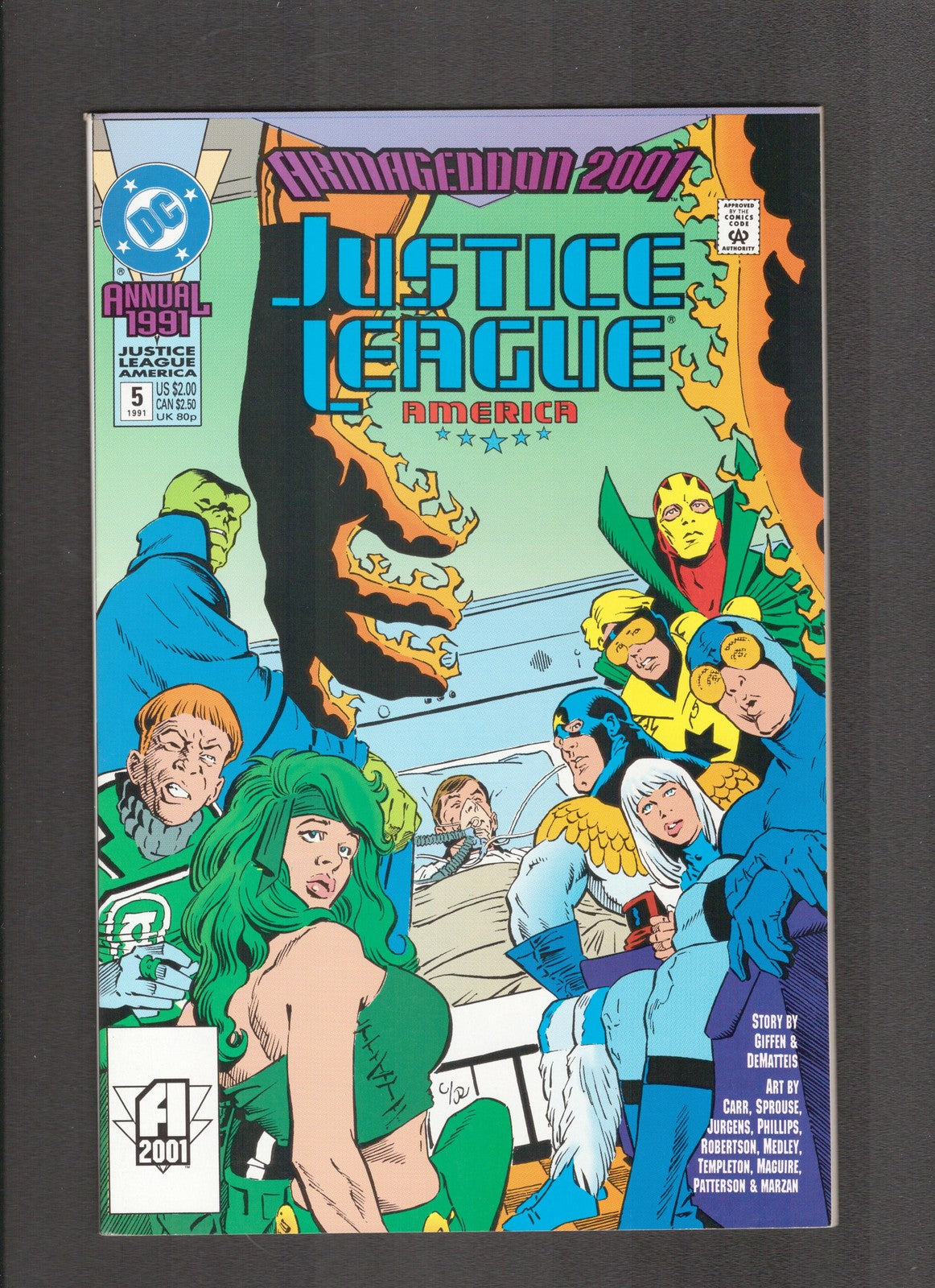 Justice League America Annual #5 (1991) Joe Rubenstein DC Comics