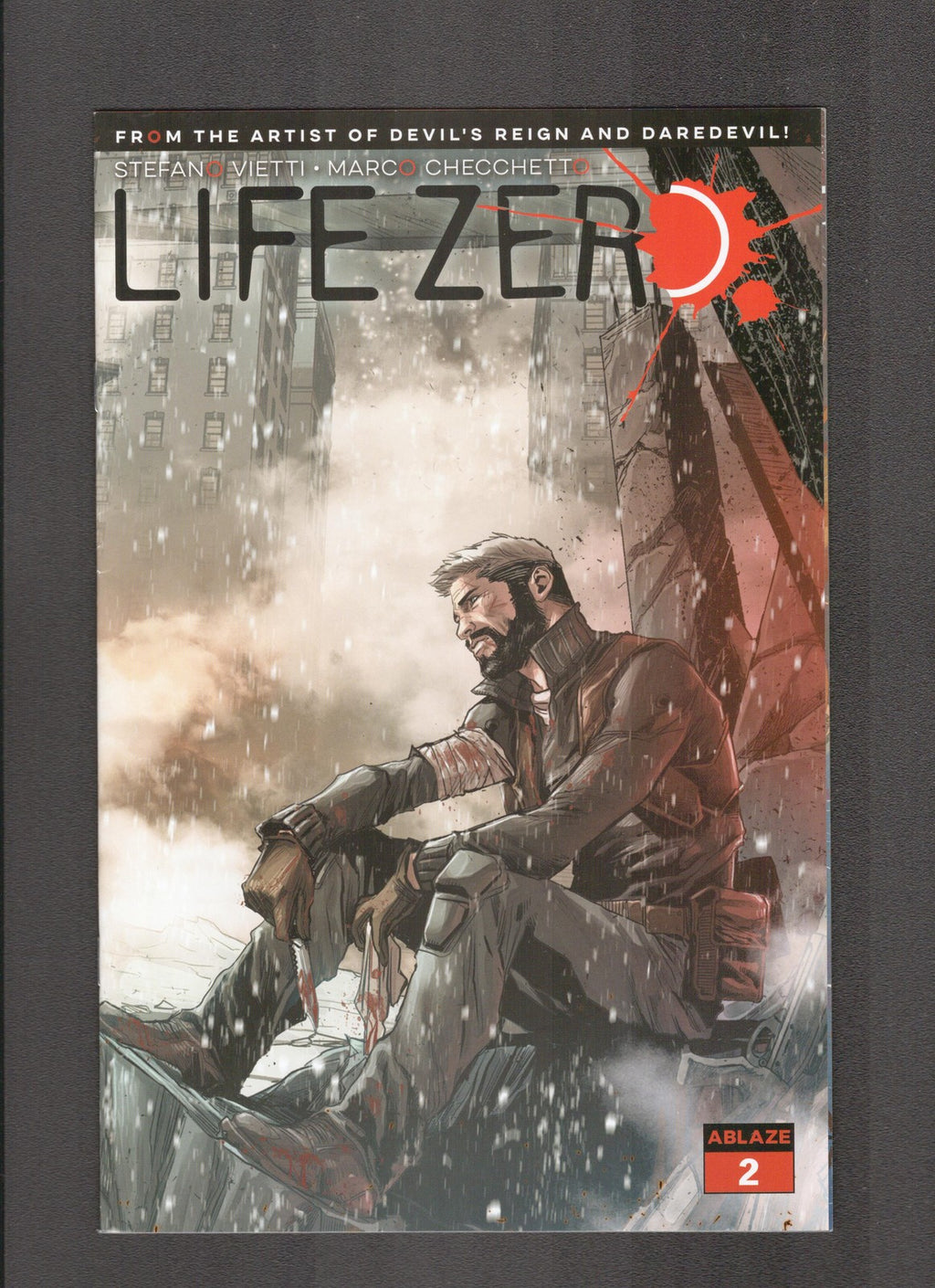 Life Zero #2B (2022) Marco Checchetto Wrap Around Variant Ablaze Comics