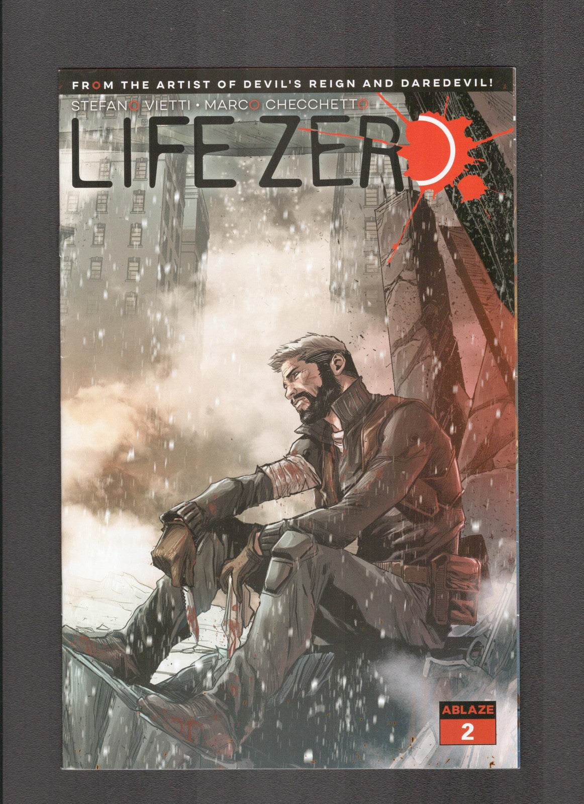 Life Zero #2B (2022) Marco Checchetto Wrap Around Variant Ablaze Comics