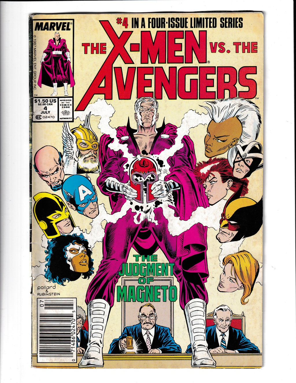 X-Men vs. the Avengers #4 (1987) Marvel Comics