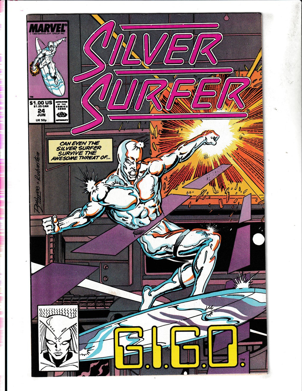 Silver Surfer #24 (1989) GIGO Marvel Comics