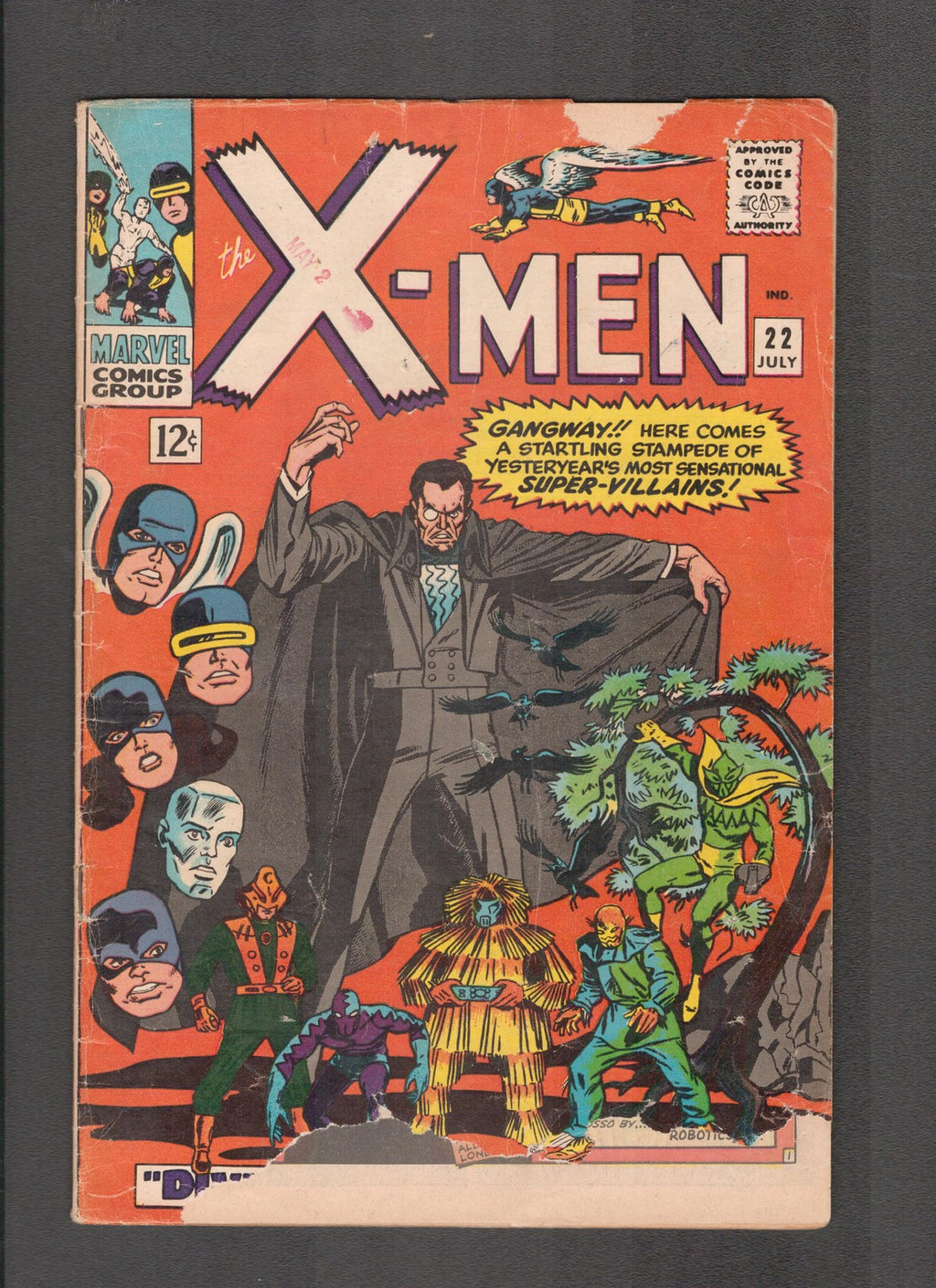 X-Men #22 (1966) 1st Colosso - Low Grade Marvel Comics