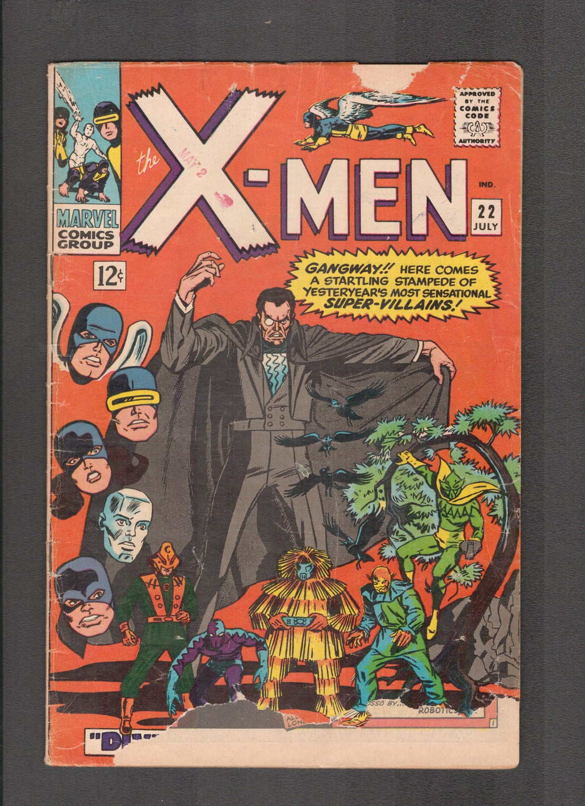 X-Men #22 (1966) 1st Colosso - Low Grade Marvel Comics