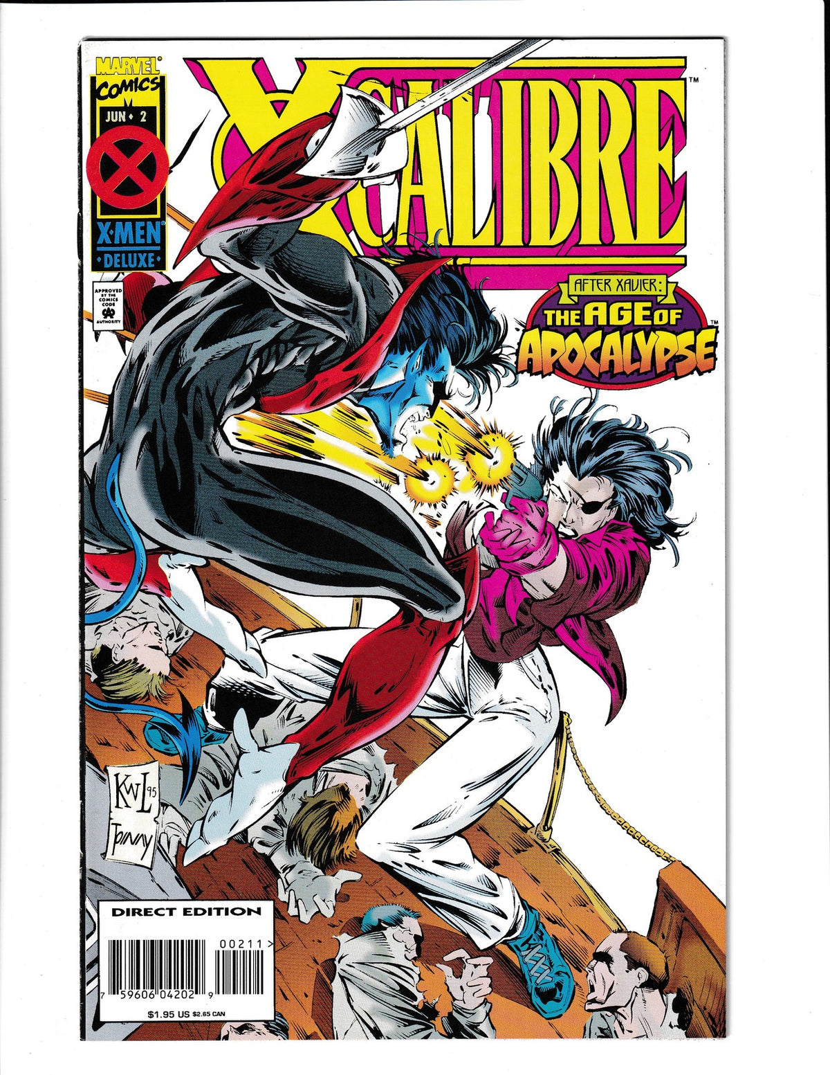 X-Calibre #2 (1995) Higher Grade Marvel Comics