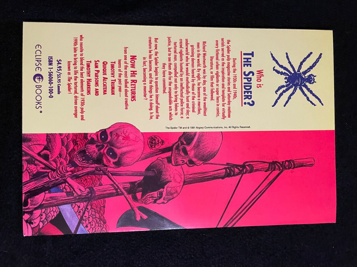 The Spider #2 1991 - Blood Mark