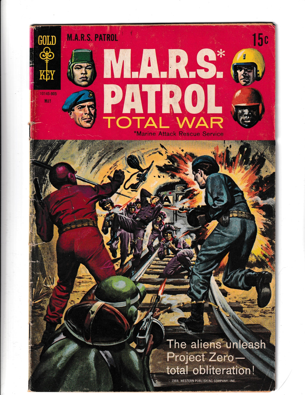 M.A.R.S Patrol: Total War #9 (1969) Gold Key Comics