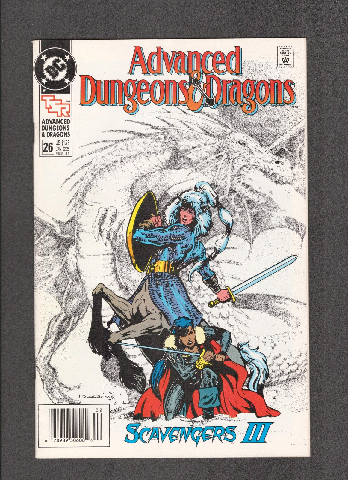 Advanced Dungeons & Dragons #26 (1991) Higher Grade DC Comics