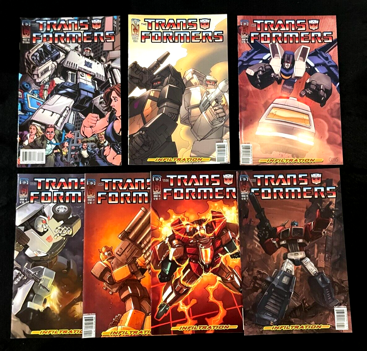 Transformers: Infiltration #1-7 Set of 7  (2005/06) IDW Comics