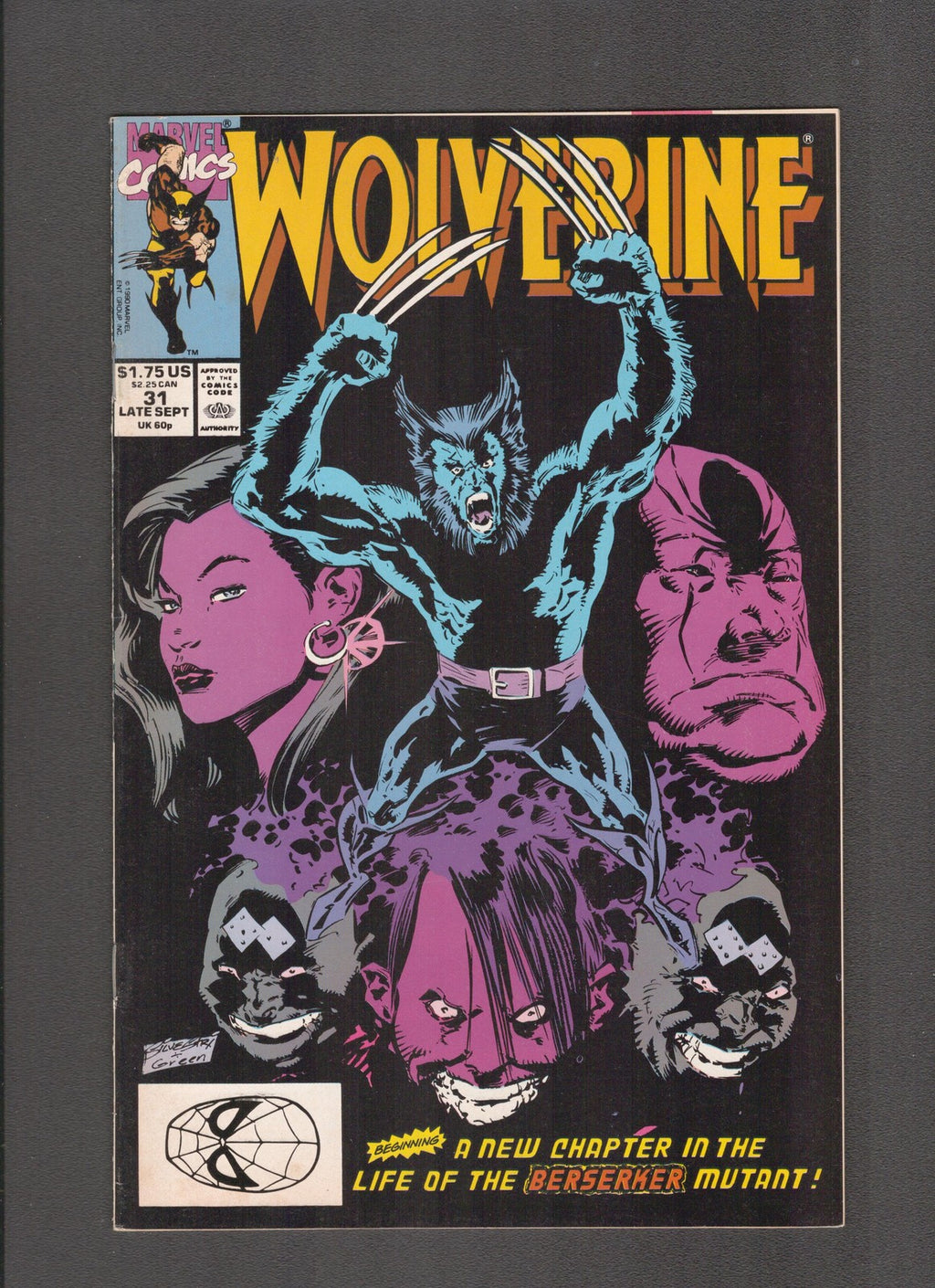 Wolverine #31 (1990) Larry Hama Marvel Comics