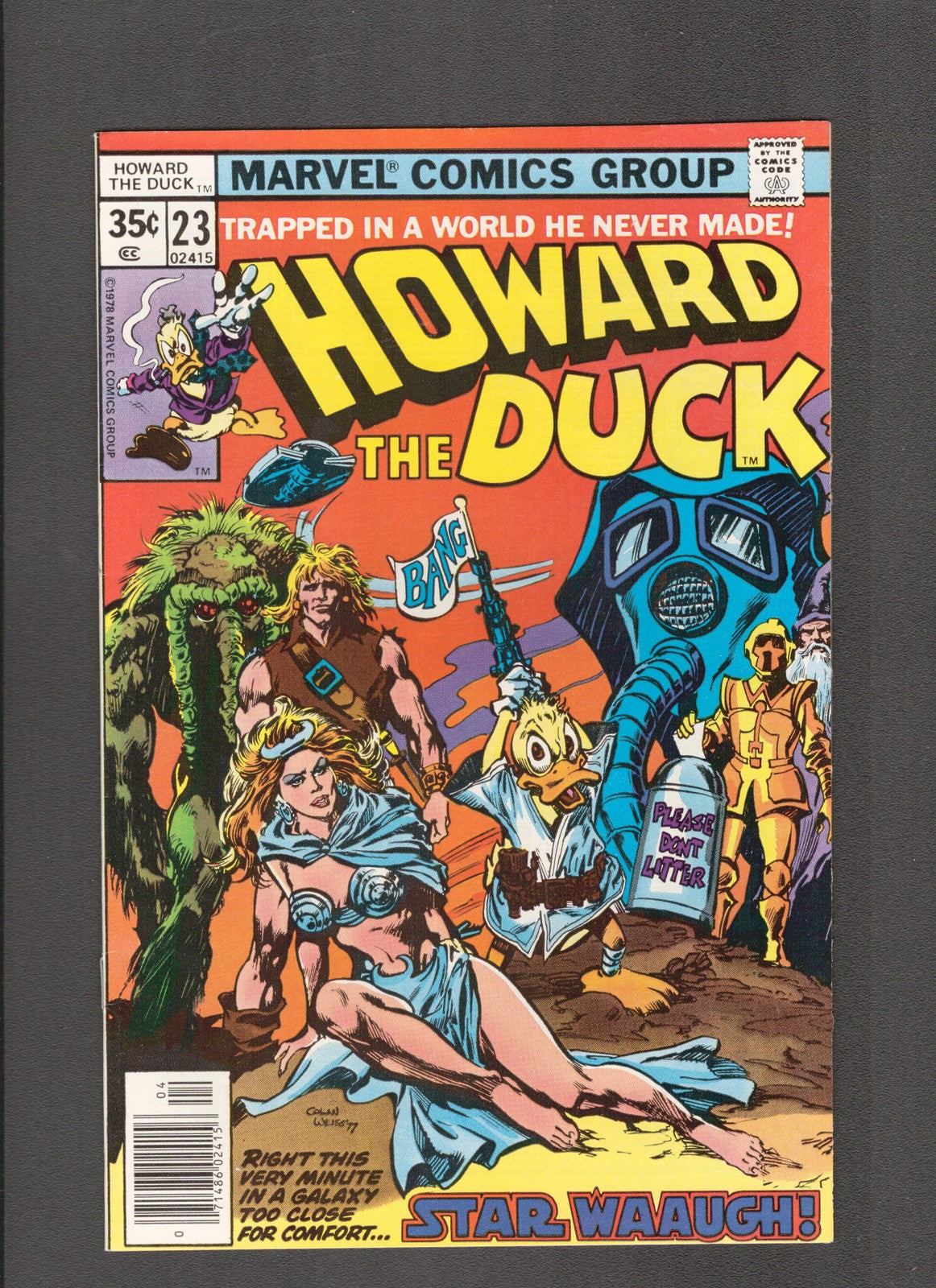 Howard the Duck #23 (1978) Gene Colan - Alan Weiss Marvel Comics