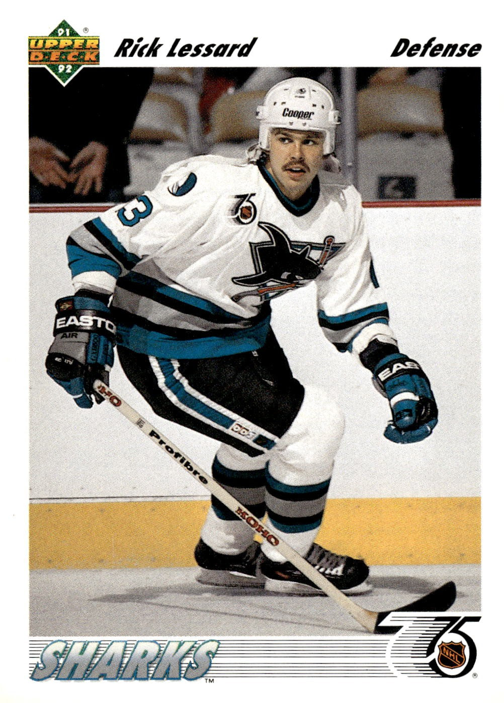 1991-92 Upper Deck #520 Rick Lessard Hockey San Jose Sharks
