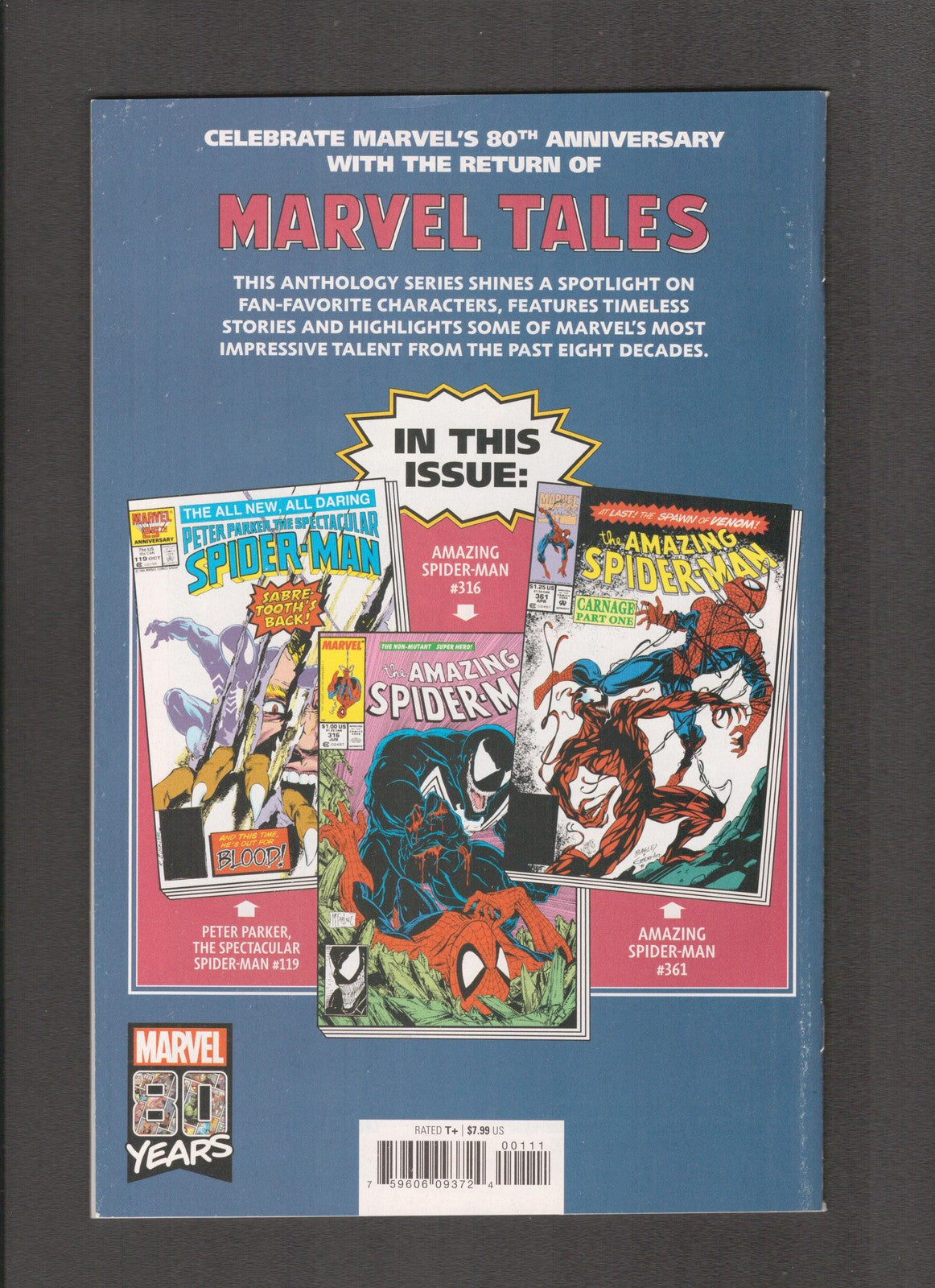 Marvel Tales: Venom #1 (2019) Marvel Comics