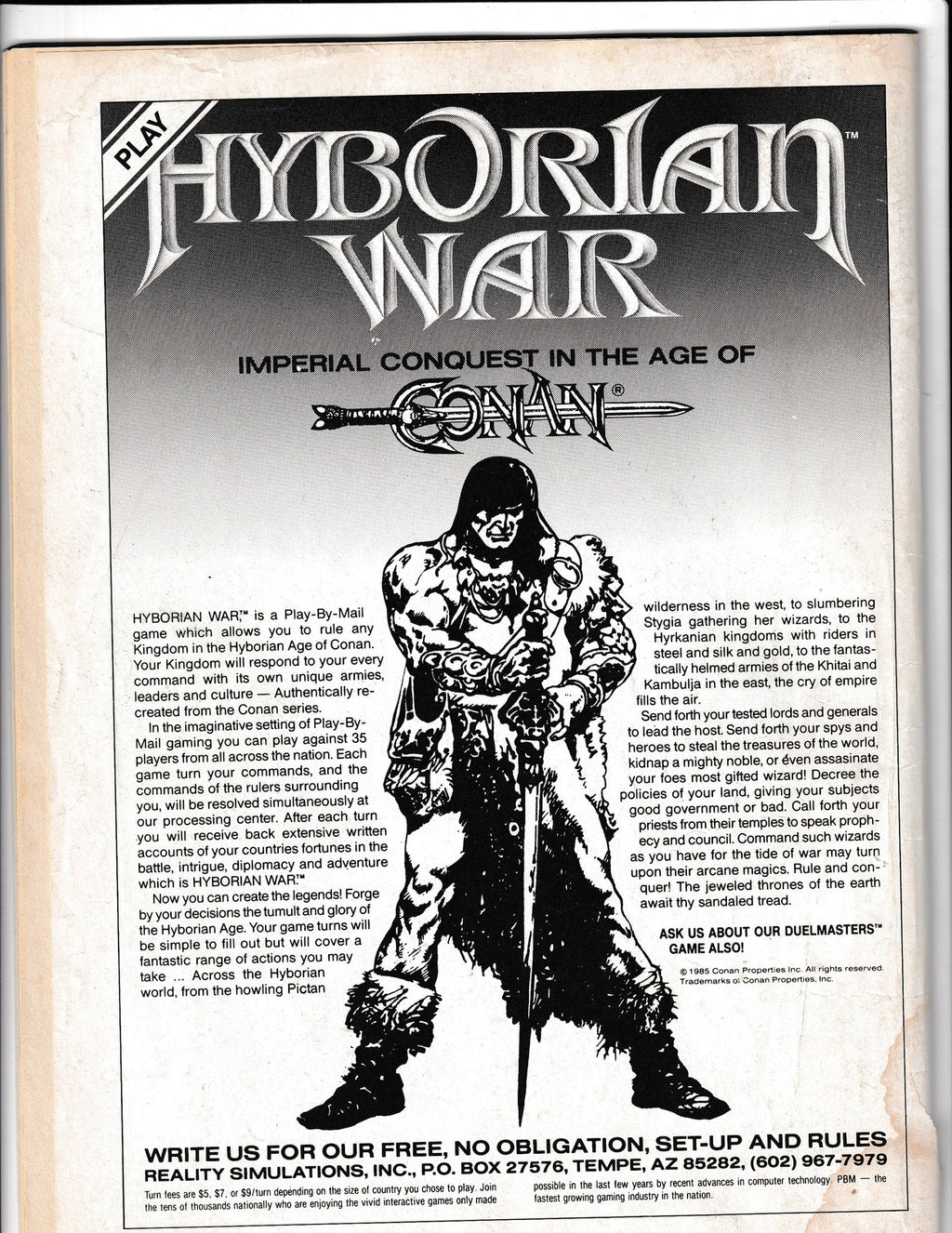Savage Sword of Conan #207 (1993) the Barbarian Curtis/Marvel Comics