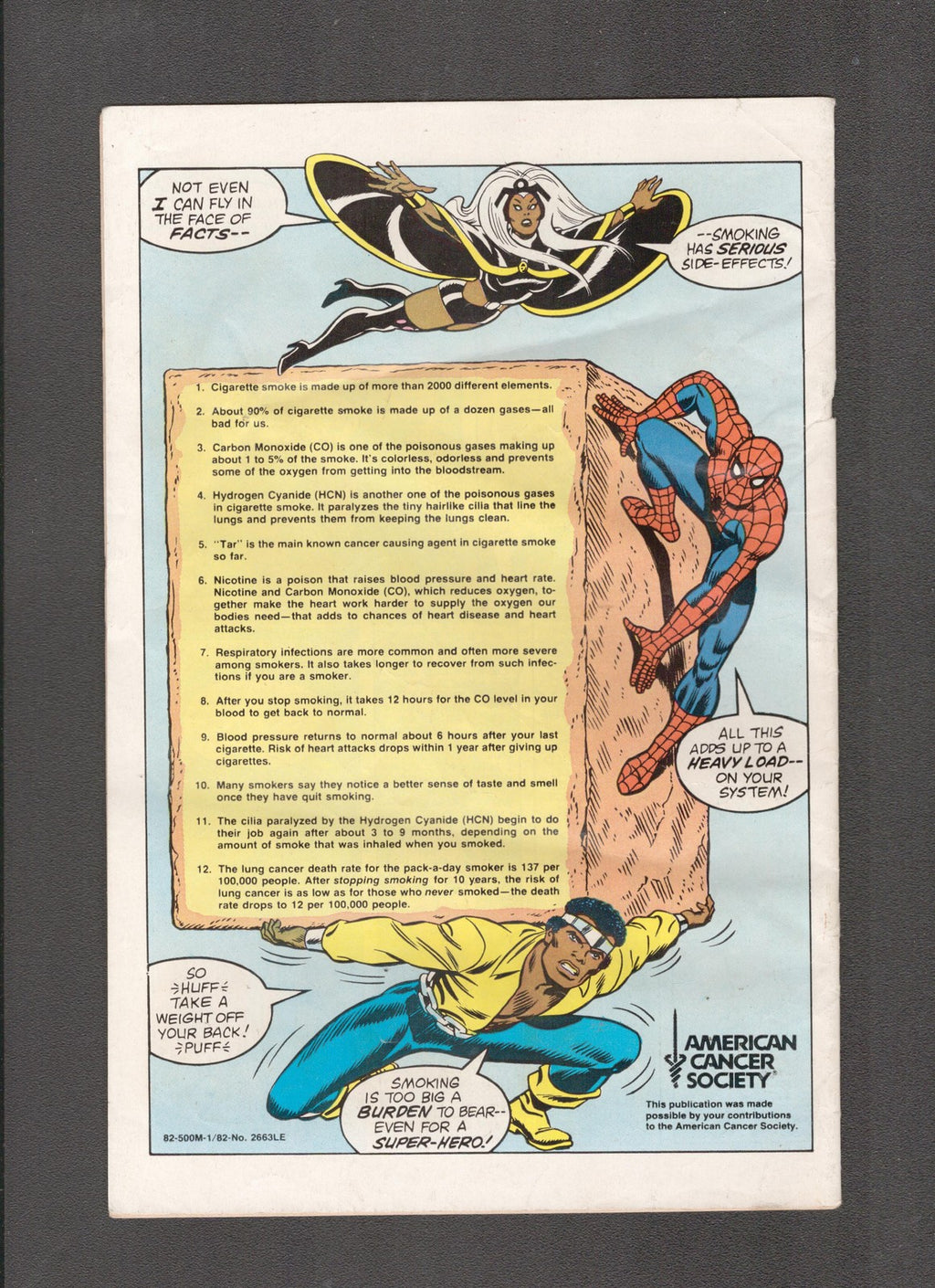 Spider-Man, Storm and Power Man #1 (1981) Marvel Comics