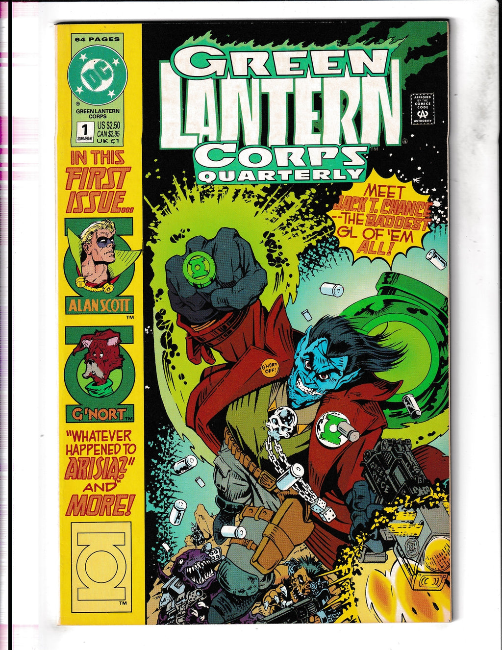Green Lantern Corps Quarterly #1 (1992) Higher Grade DC Comics