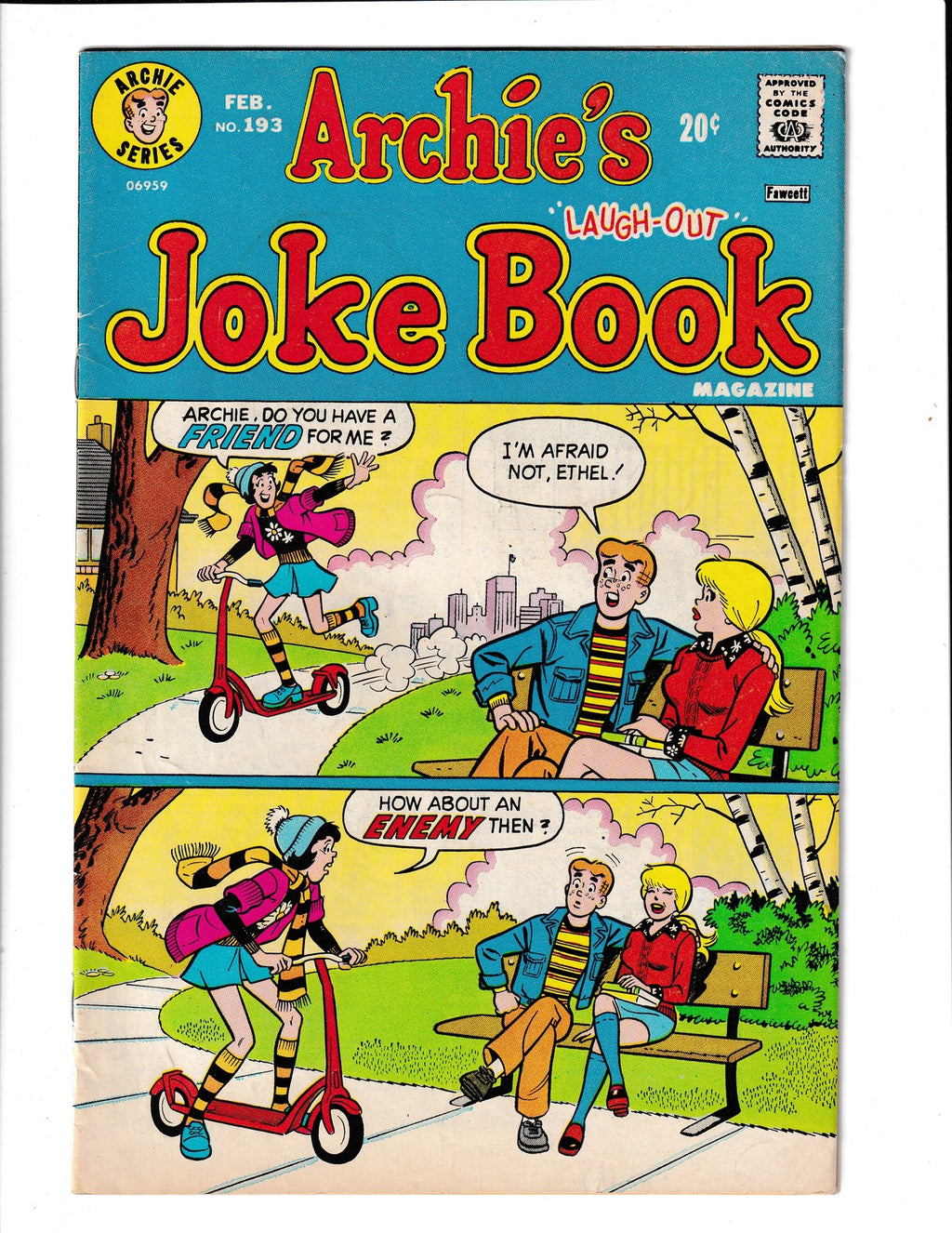 Archie's Joke Book #193 (1974) Archie Comics SKU:3303
