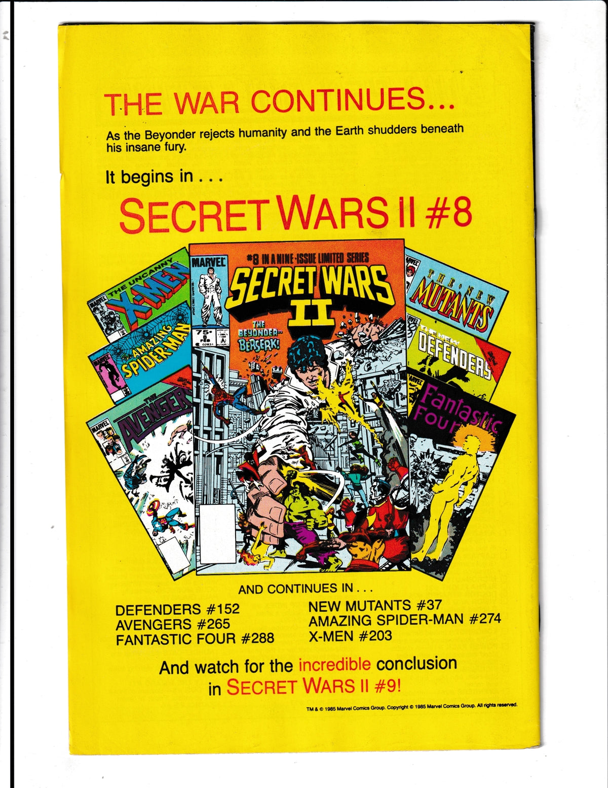 New Mutants #36 (1986) Marvel Comics SKU:837
