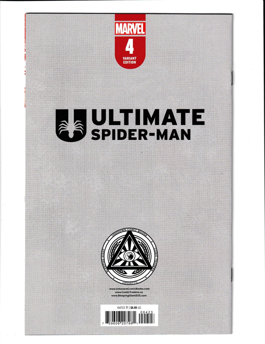 Ultimate Spider-Man #4Illum (2024) Kirkham Trade Variant Marvel Comics