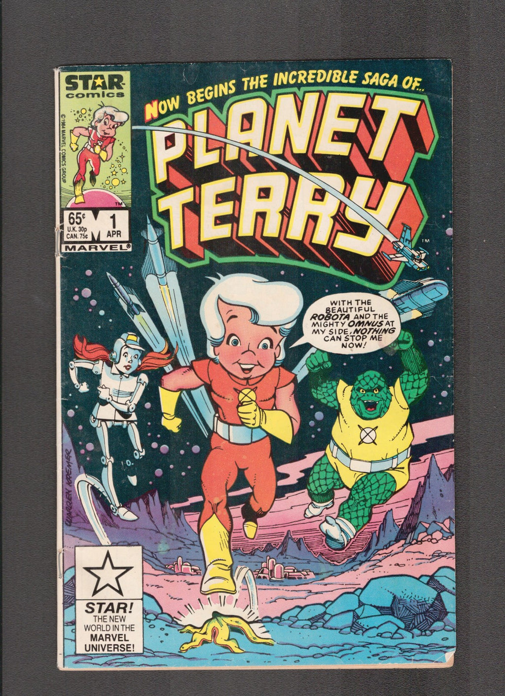 Planet Terry #1b (1985) Star Chase Game Star Comics
