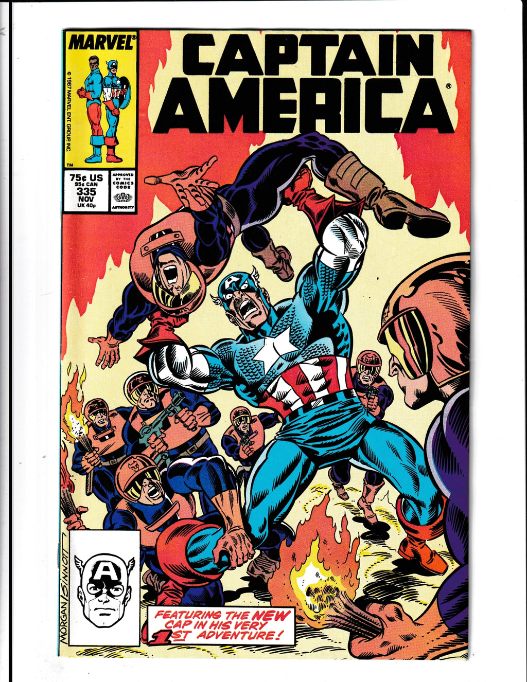 Captain America #335 (1987) Marvel Comics