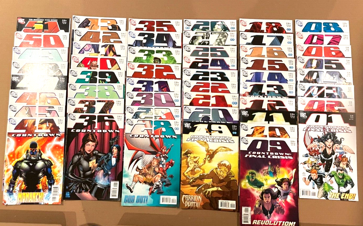 Countdown #1-51 Complete Set (2007-08) DC Comics