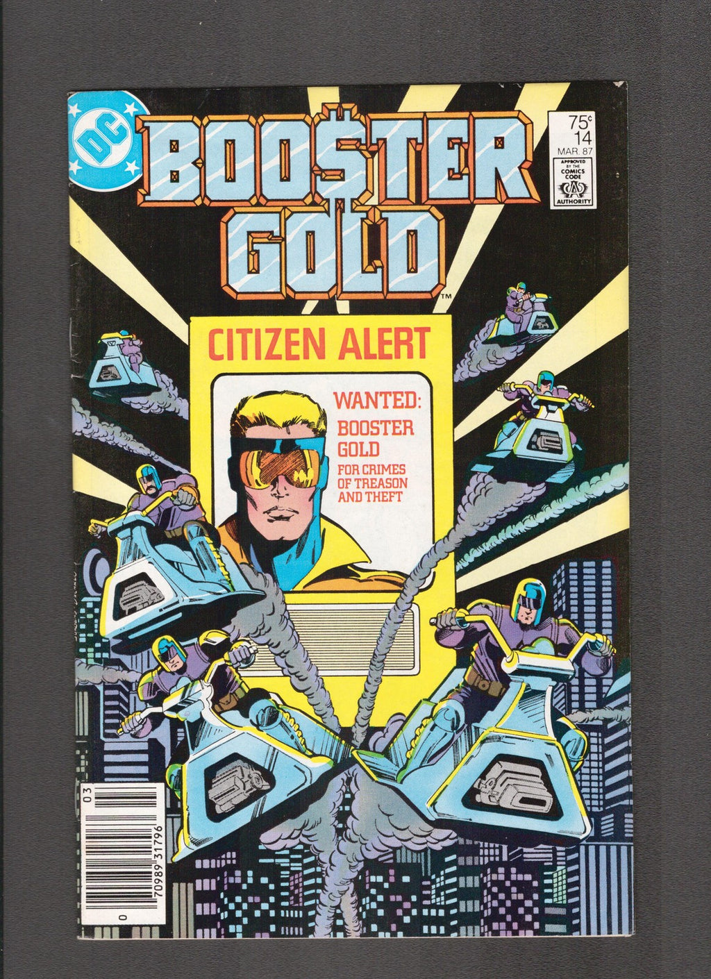Booster Gold #14 (1987) DeCarlo Canadian Newsstand DC Comics