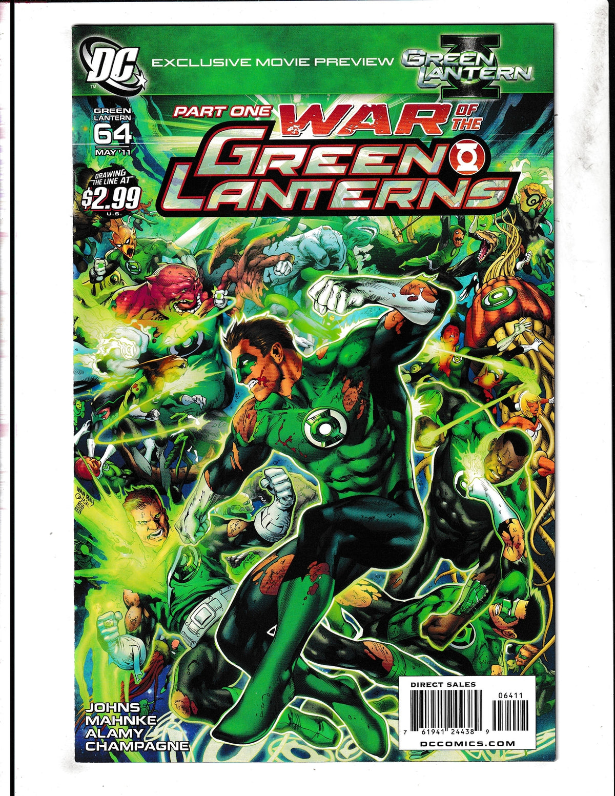 Green Lantern #64 (2011) DC Comics