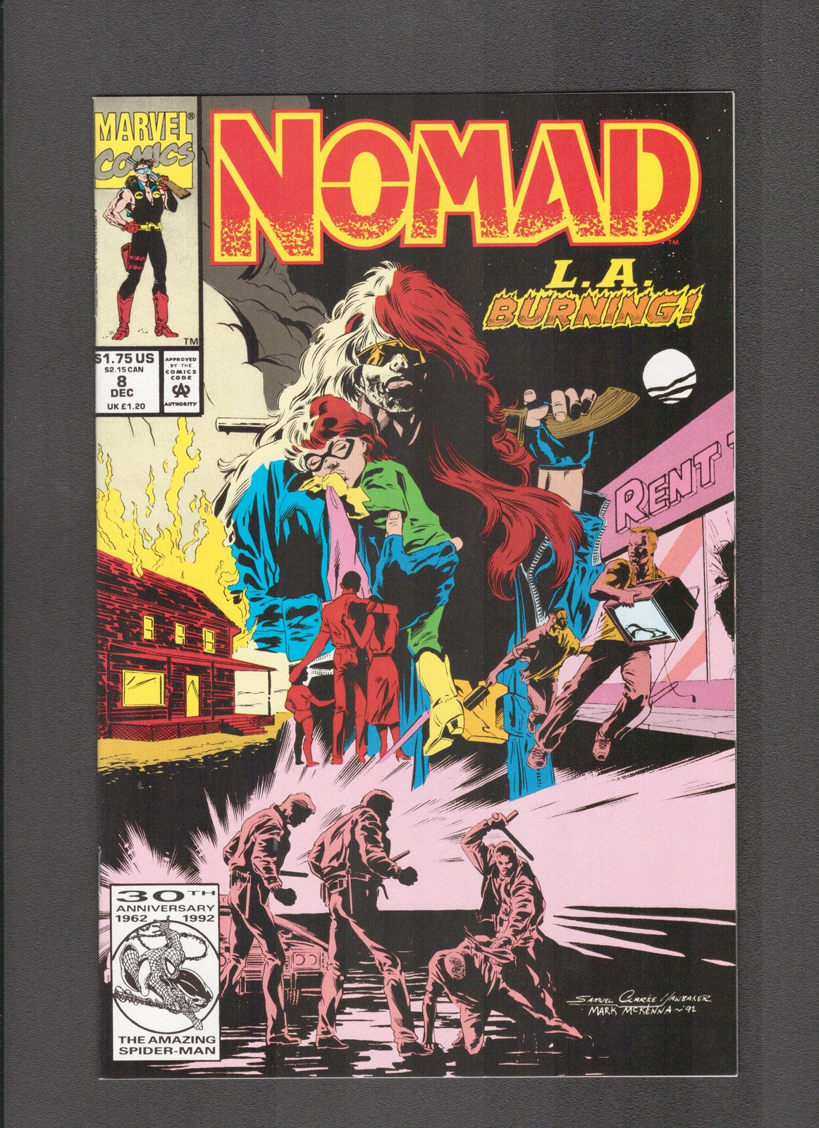 Nomad #8 (1992) Mark McKenna - Clark Hawbaker Marvel Comics