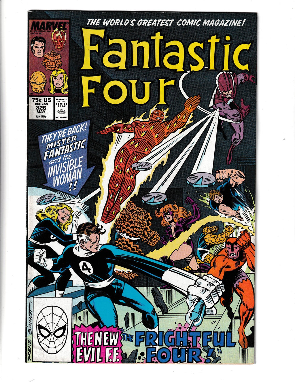 Fantastic Four #326 (1989) Marvel Comics SKU:2427