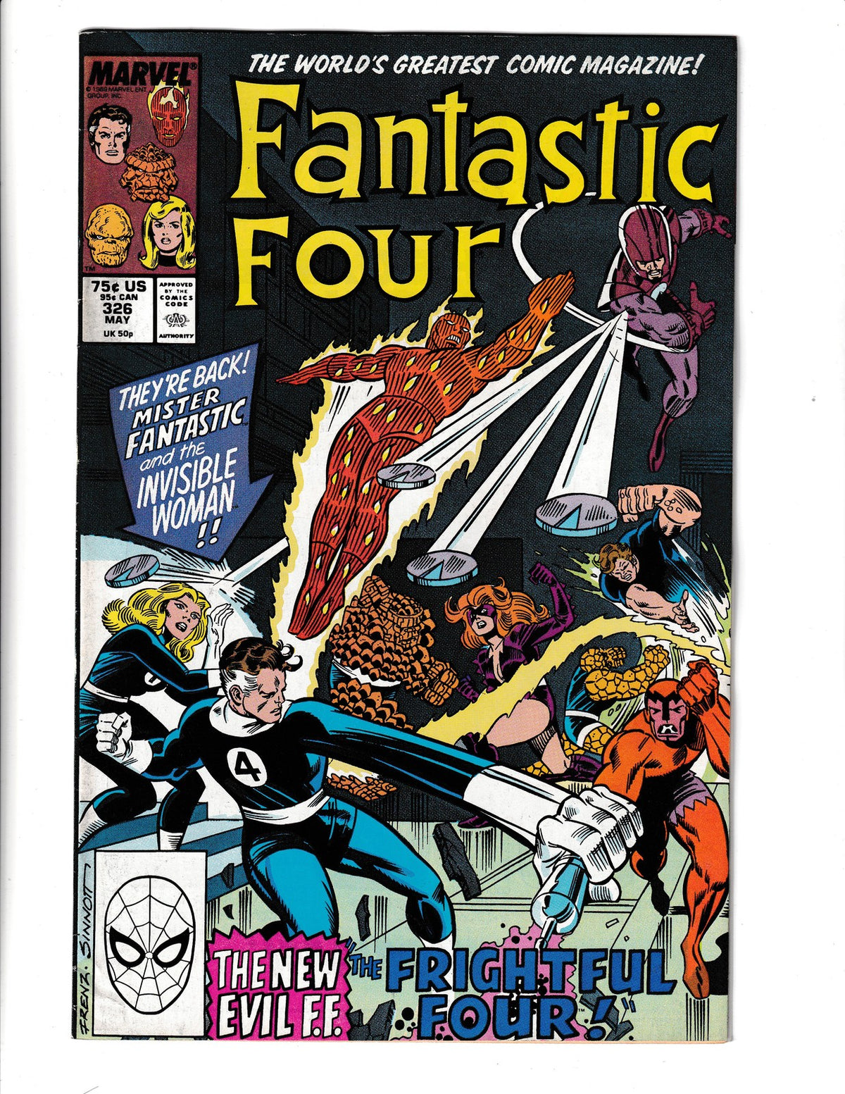Fantastic Four #326 (1989) Marvel Comics SKU:2427
