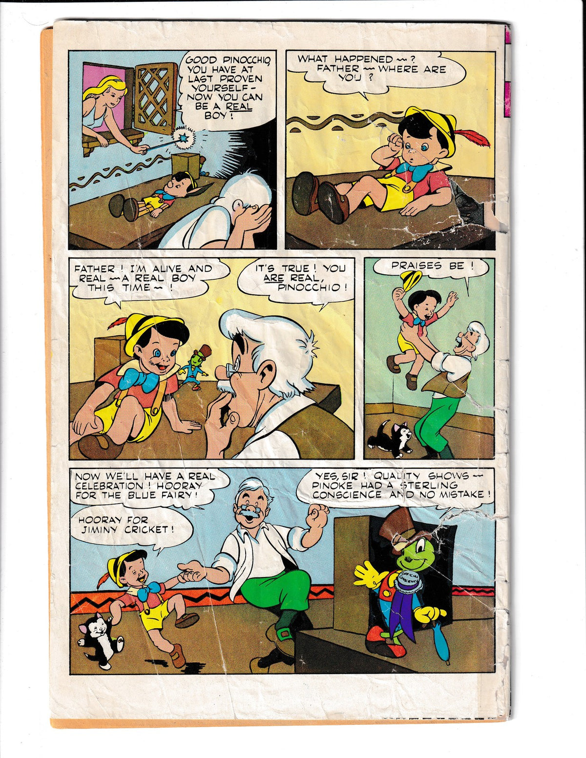 Wonderful Adventures of Pinocchio #1 (1982) Whitman Comics