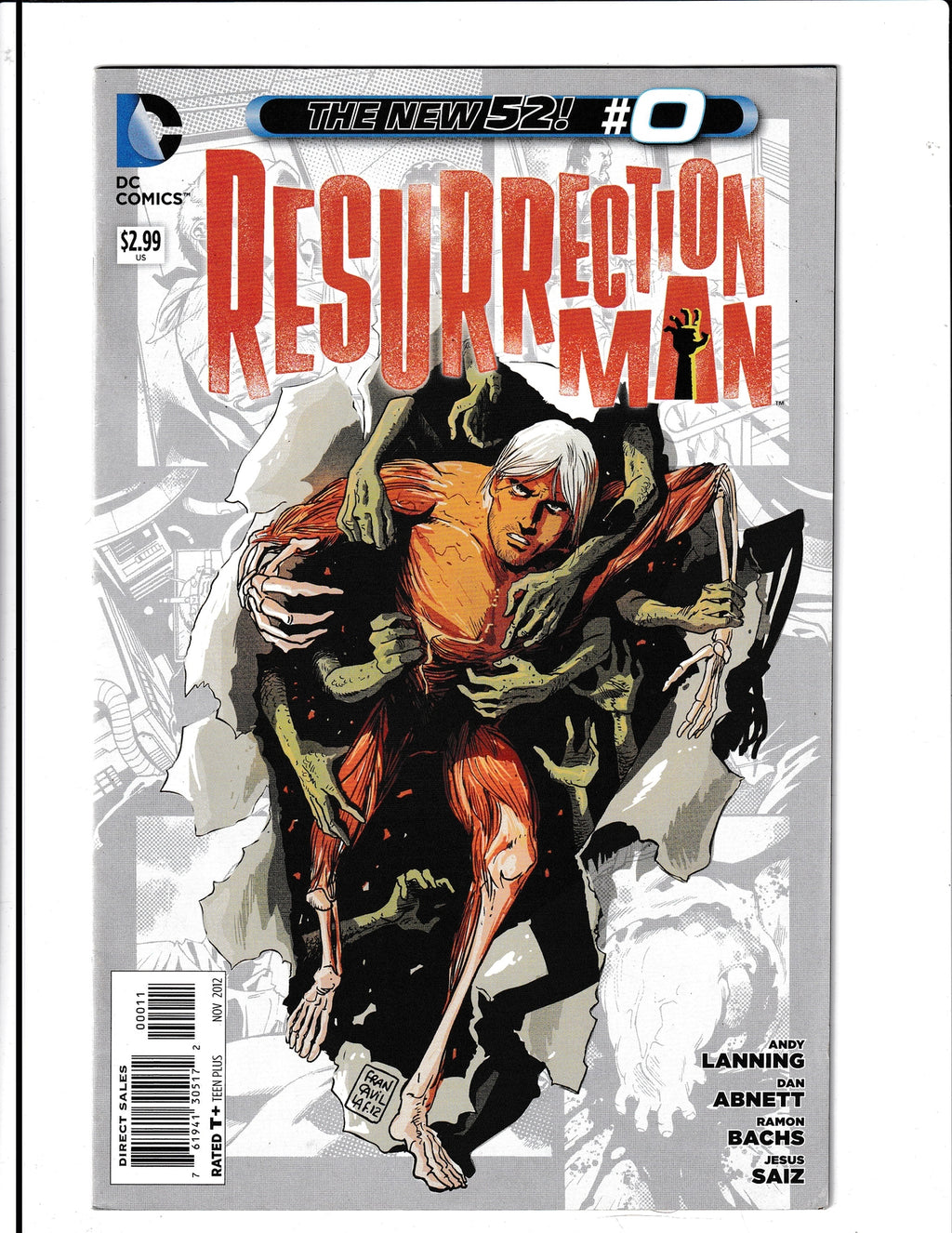 Resurrection Man #0 (2012) DC Comics SKU:354