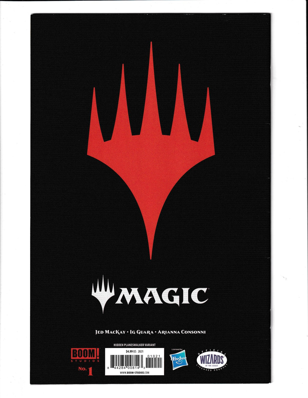 Magic #1D (2021) Hidden Plainswalker Virgin Variant BOOM! Comics