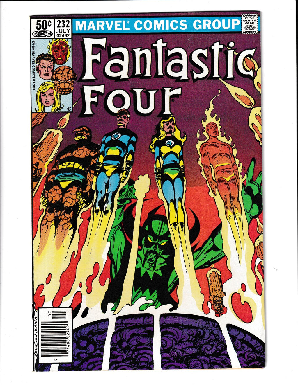 Fantastic Four #232 (1981) 1st John Byrne Marvel Comics
