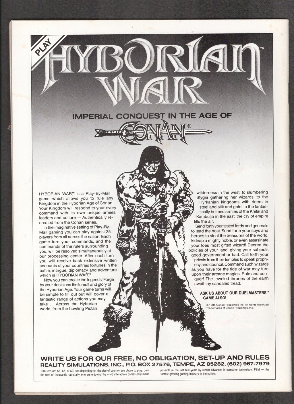 Savage Sword of Conan #215 (1993) Tim Conrad Magazine Curtis Comics