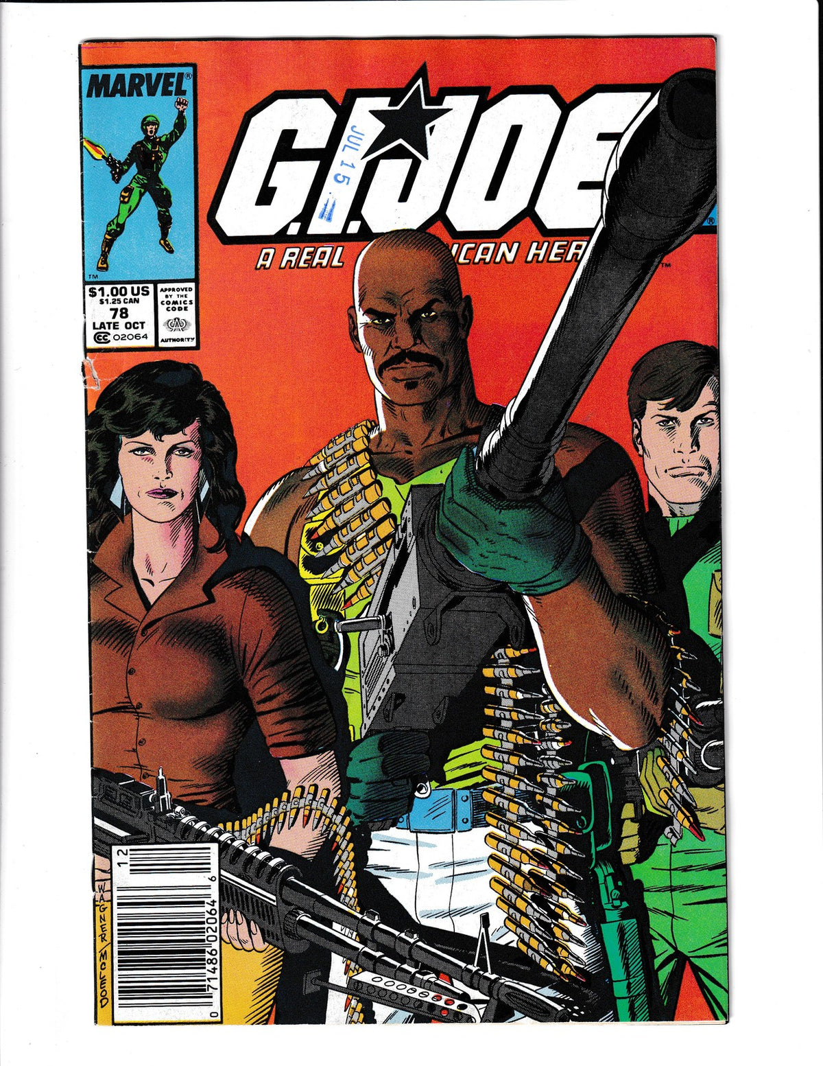 G.I. Joe: A Real American Hero #78 (1988) Marvel Comics SKU:3215