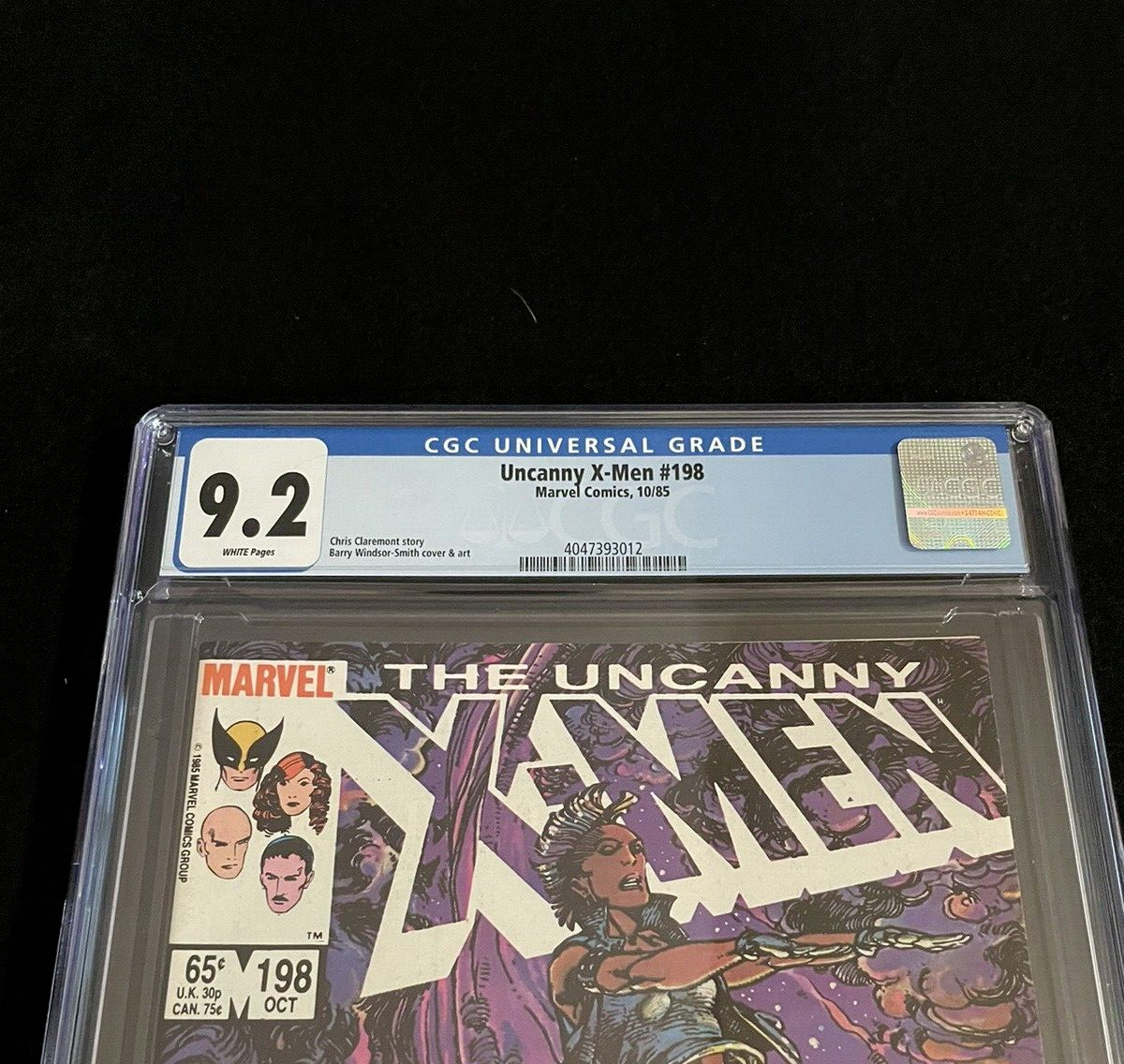 Uncanny X-Men #198 CGC 9.2 (1985)