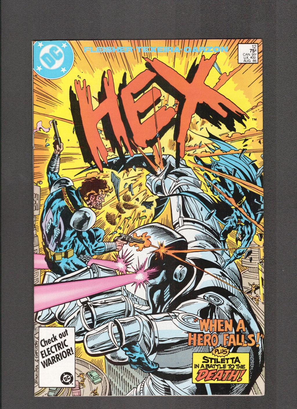 Hex #12 (1986) Bob LaRose, Mark Texeira DC Comics