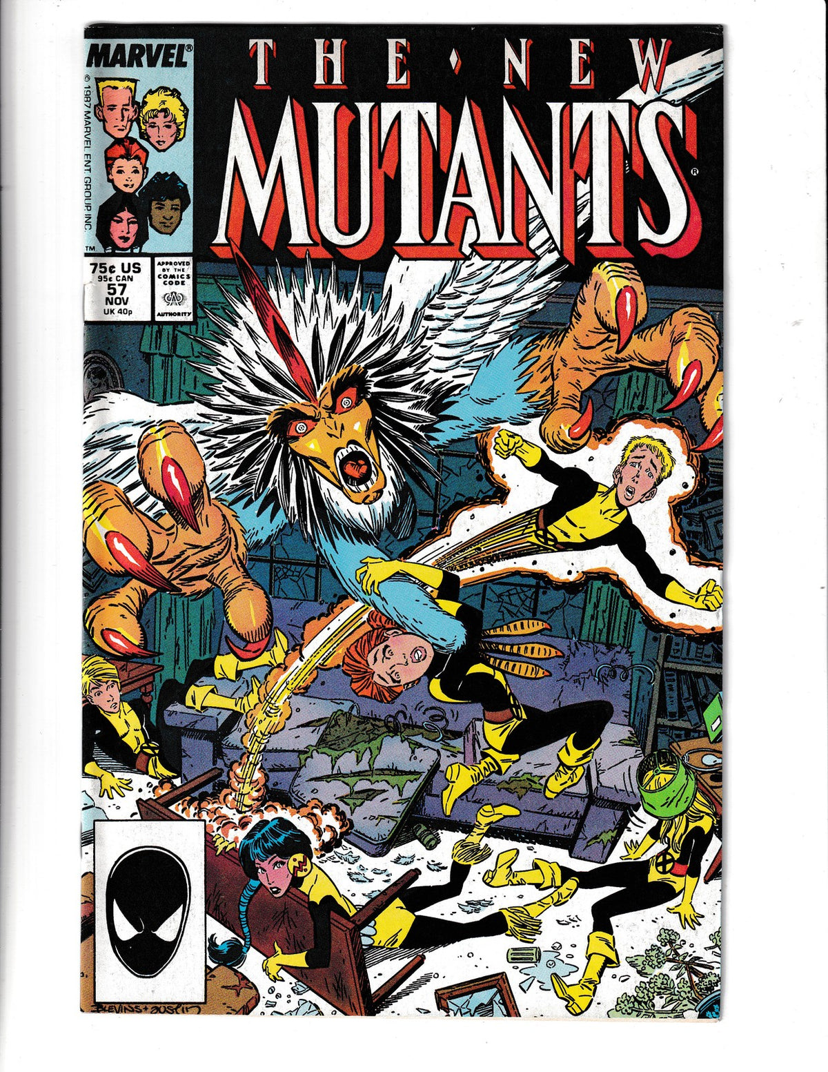 New Mutants #57 (1987) Marvel Comics SKU:2805