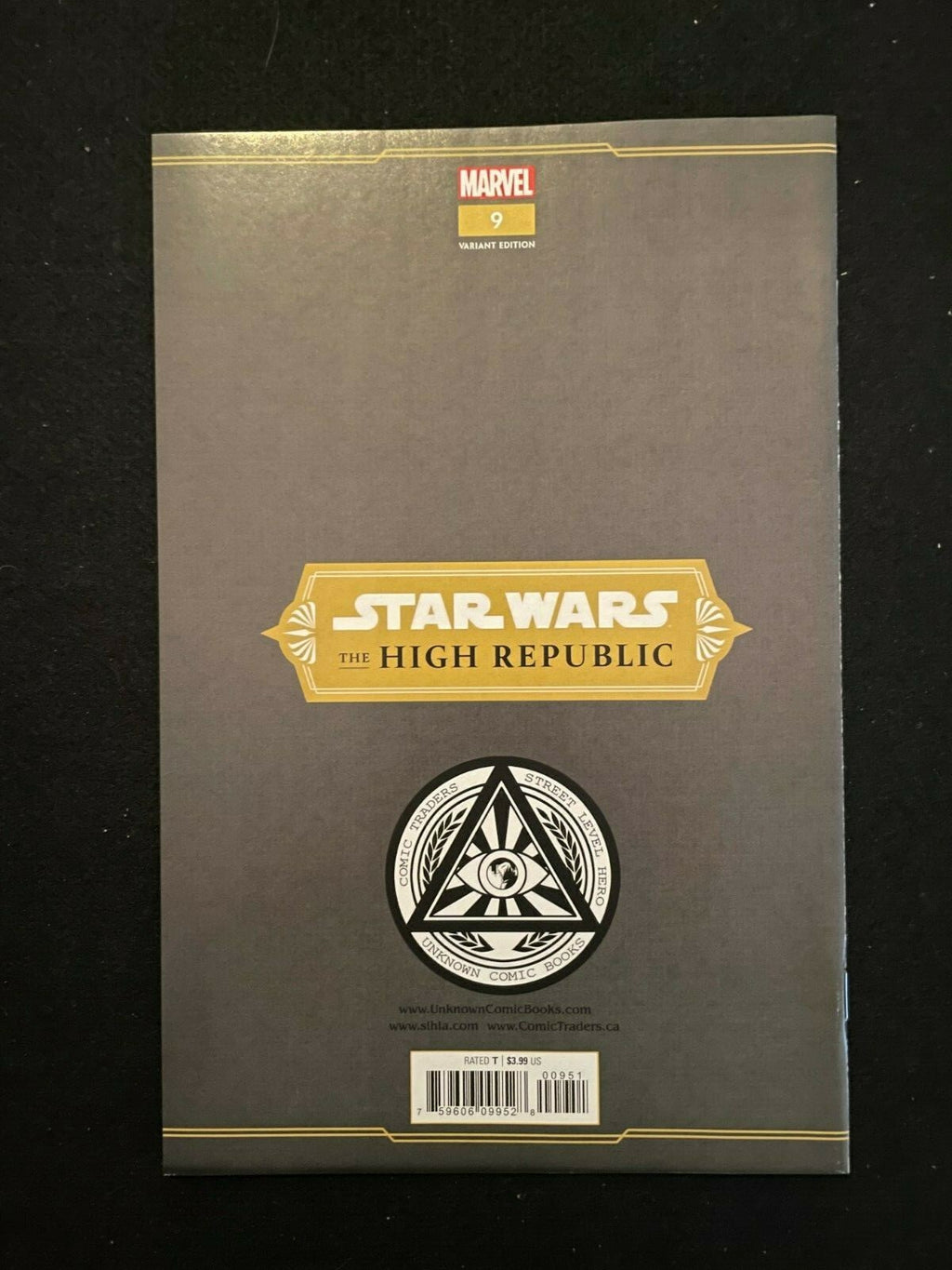 Star Wars: The High Republic #9 Marco Turini EXCLUSIVE VIRGIN VARIANT Jedi Sith