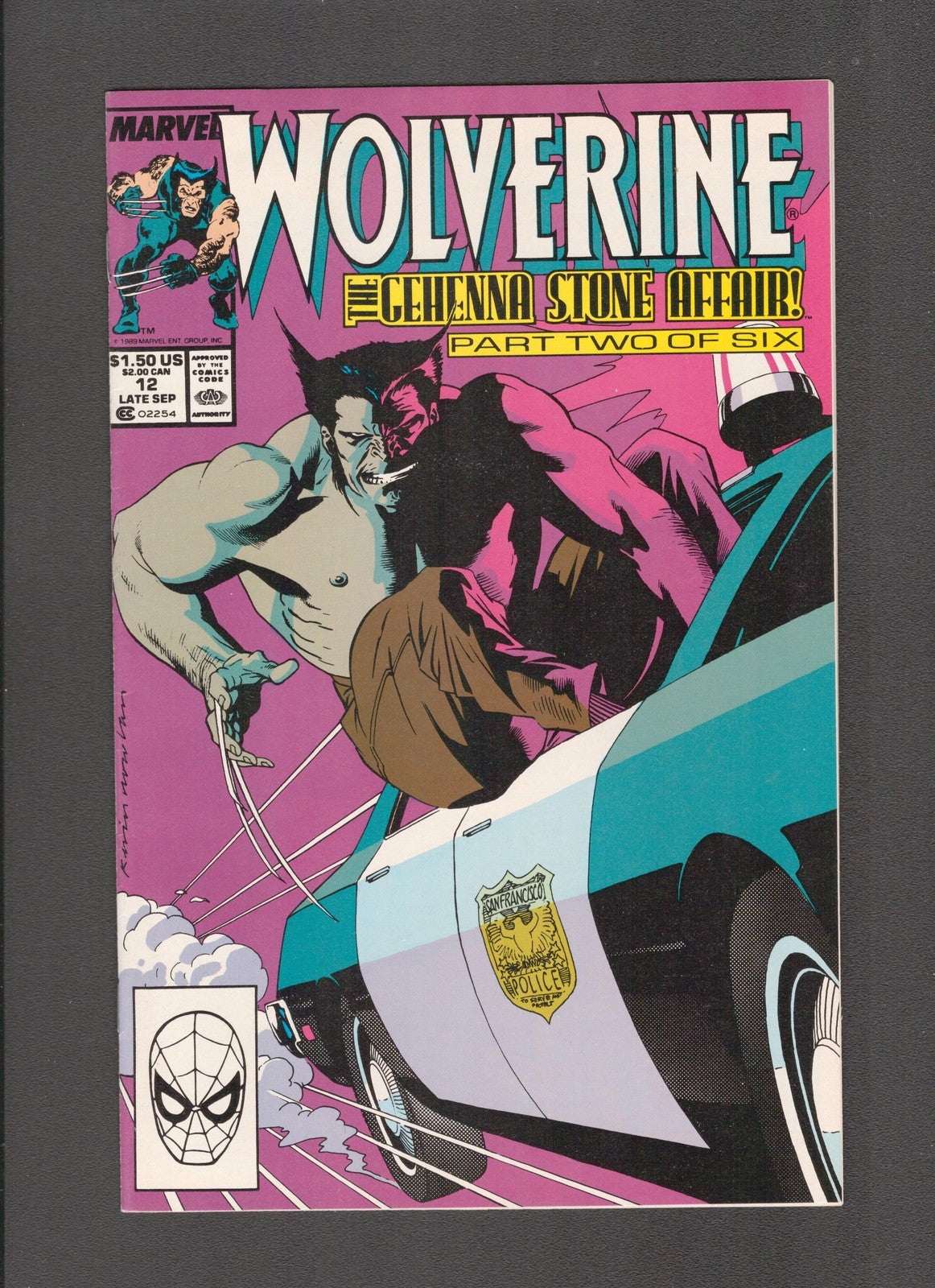 Wolverine #12 (1989) John Buscema, Bill Sienkiewicz Marvel Comics