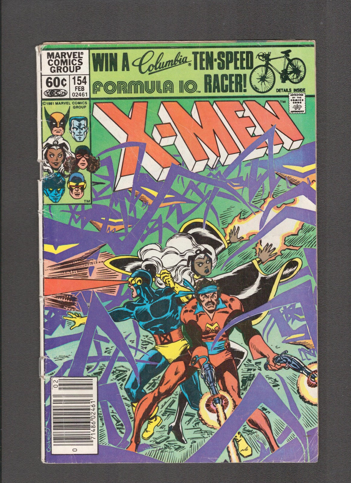 Uncanny X-Men #154 (1982) Claremont, Rubinstein Marvel Comics